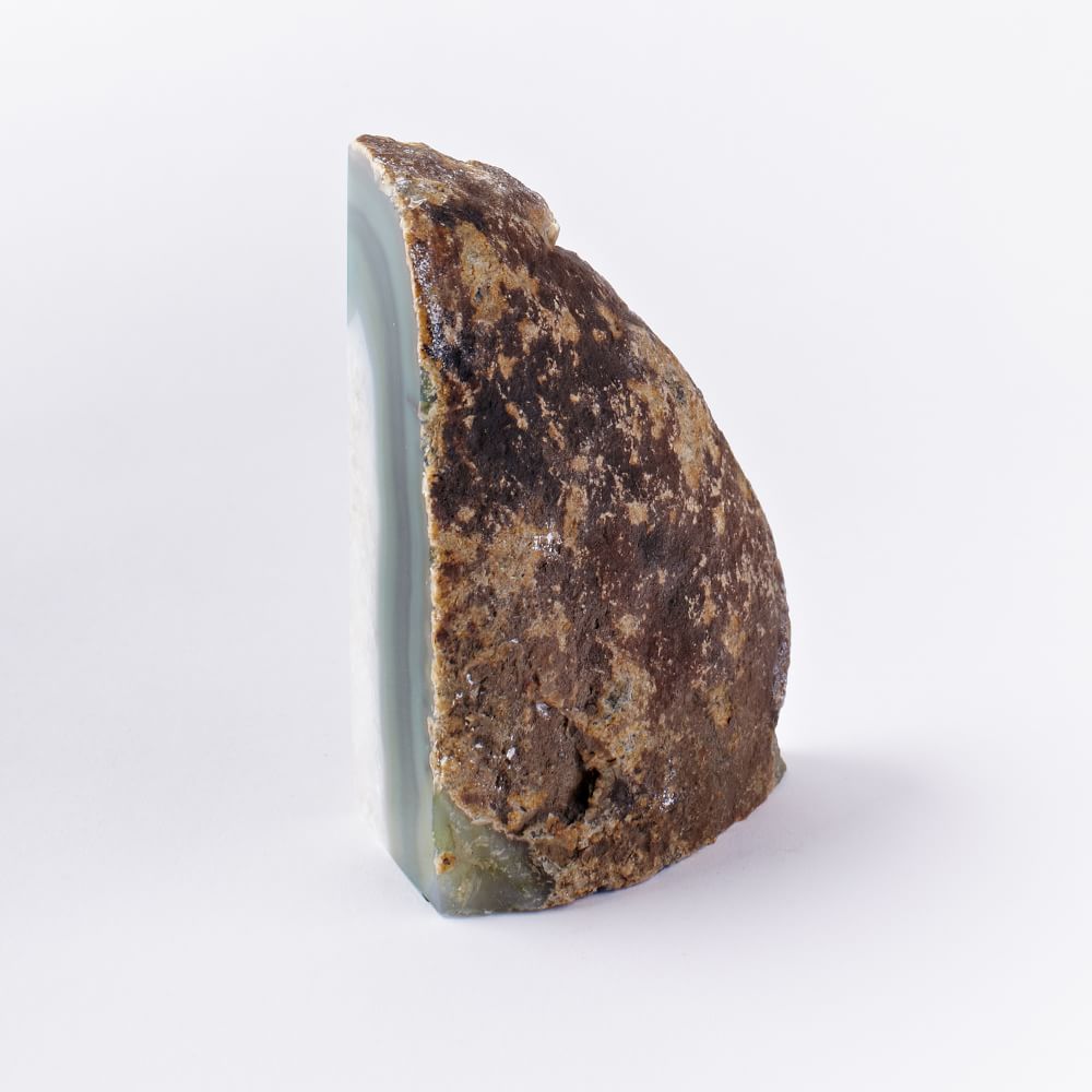 Agate stone bookends discount